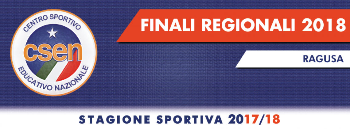 Allievi - Fasi Regionali 2018 CSEN SICILIA