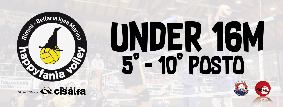 UNDER 16 MASCHILE FASI FINALI