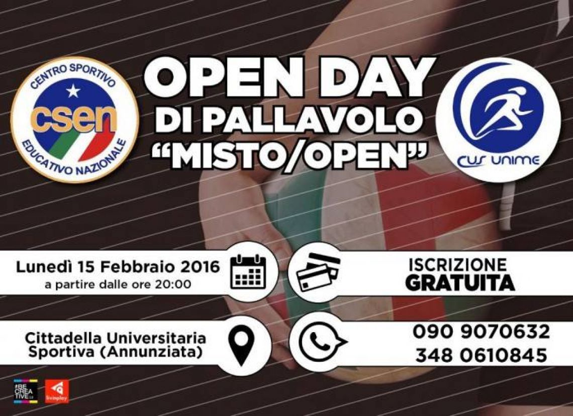 Open Day di Pallavolo Misto/Open