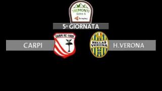 5^ giornata - Carpi vs Verona [2-3]